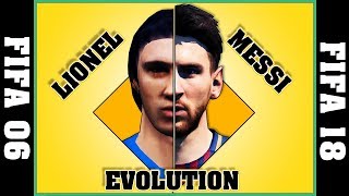 LIONEL MESSI evolution and comparison [FIFA 06 - FIFA 18]