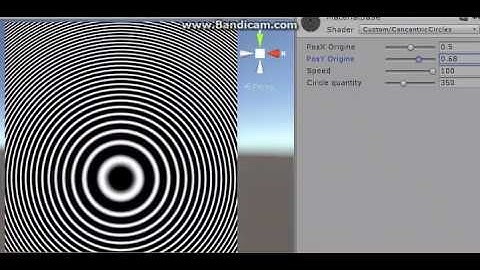 Unity shader : Optical illusion (Concentric circles)