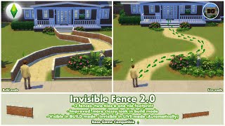 Bakies The Sims 4 Custom Content: Invisible Wall Objects (Formely known as Invisible Fence 2.0)