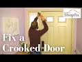 How to Fix a Front Door not Closing Properly - Door Hitting Side of Frame Fix