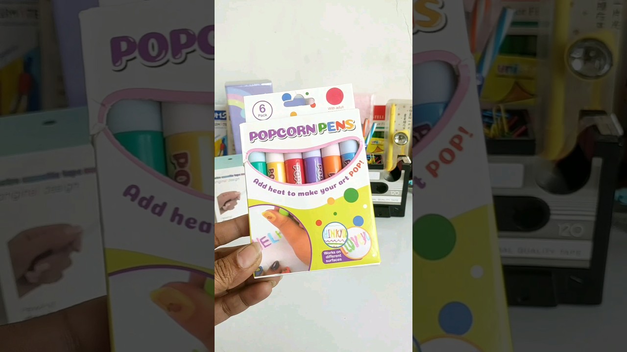 Diy Bubble Popcorn Drawing Pens Puffy Pens Magic Puffy Pens - Temu