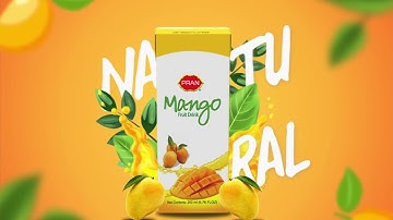Pran Mango Fruit Drink | Juice Animation | Motion Graphics