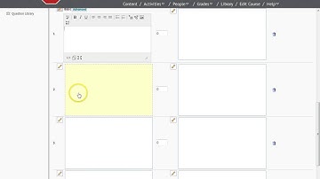 How to add Questions to the Question Library