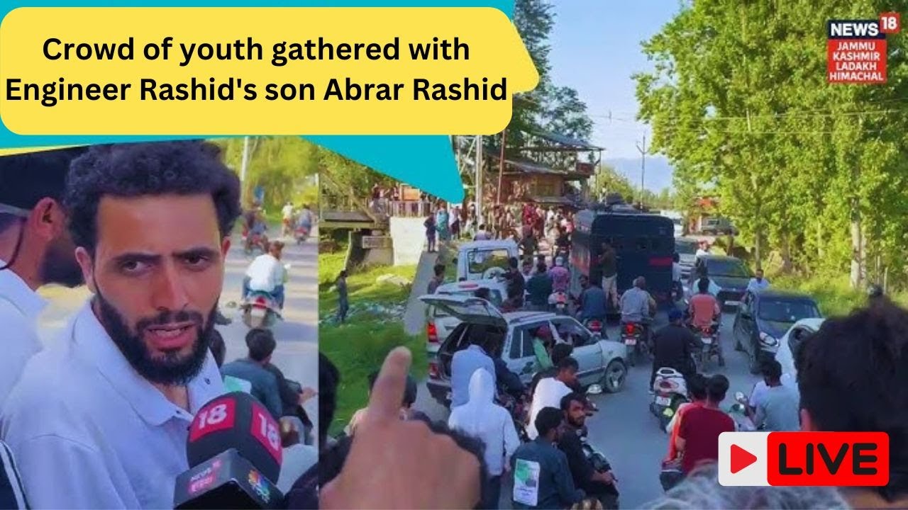 Watch Engineer Rashid's Son Abrar Rashid Campaigning for his father ...