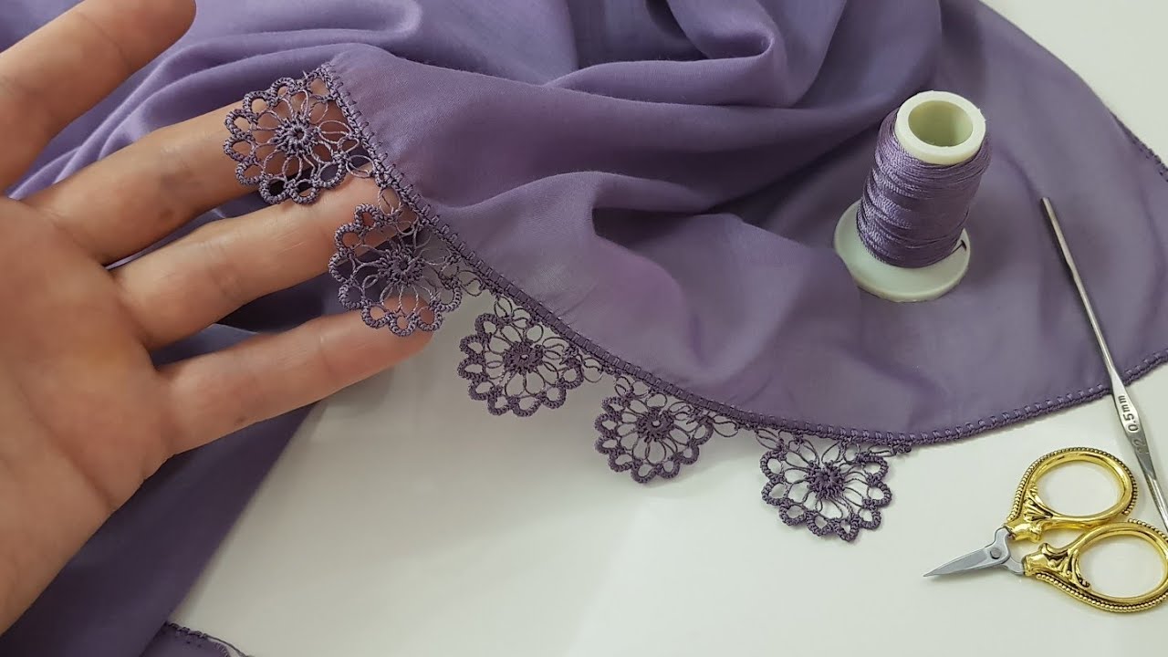 313 - BU ZARİFLİĞE HAYRAN KALACAKSINIZ TEK SIRADA ÖRÜMCEK OYASI YAPIMI