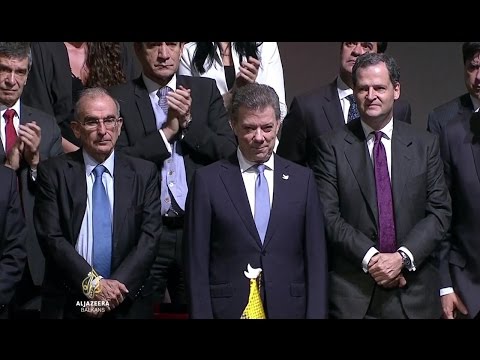 Video: Predsjednik Kolumbije (Juan Manuel Santos) - dobitnik Nobelove nagrade za mir 2016