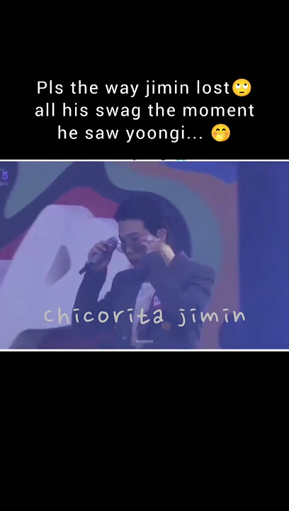 jimin lost all his swag... π€π£π»#yoonmin #bts #jimin