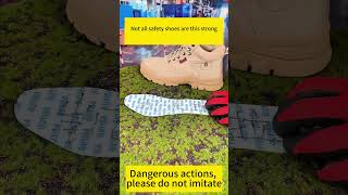 Safety shoe quality testing 3087.#safetyshoes #workshoes #shoes#workboots #shoesfashion