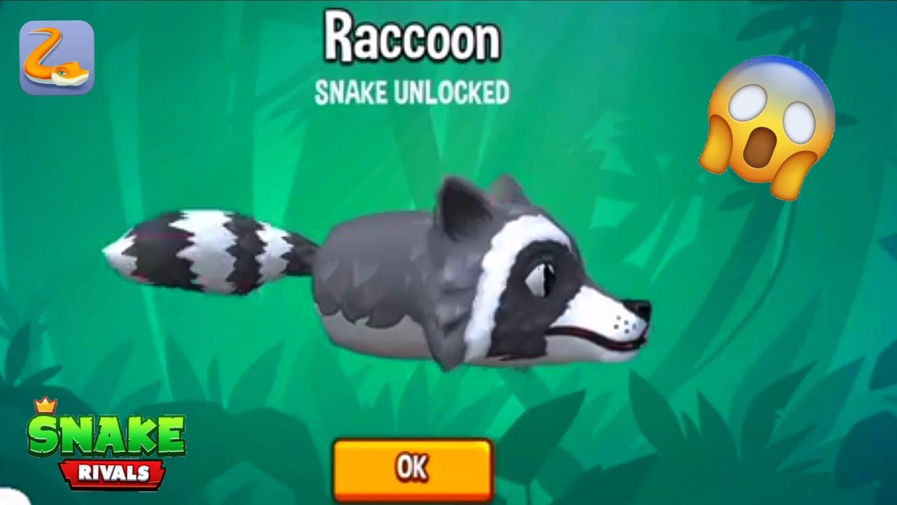 Snake Raccoon Snake Rivals: New Raccoon Snake Unlocked! - YouTube
