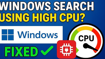 Fix Windows Search High CPU Usage in Windows 10 || Fix Windows Search Cpu Usage | High CPU Usage Fix