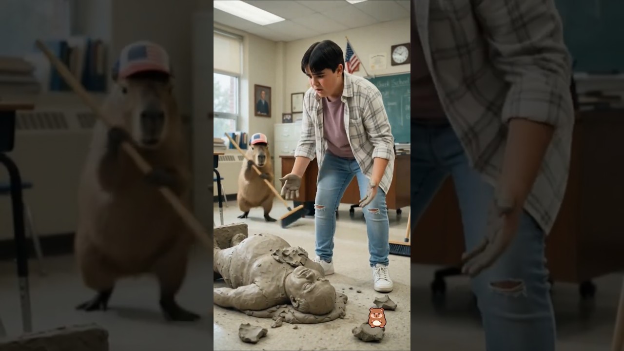 Jinu Broke the Statue, Blamed Capybara, and Got Forced to Rebuild It 😂