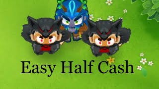 Monkey Meadows Half Cash Guide No Monkey Knowledge - Bloons TD 6