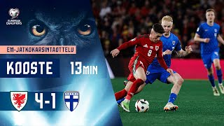 Huuhkajat Highlights (13 min.) | Wales-Suomi 4-1 | UEFA EURO 2024 -karsinnat | 21.3.2024