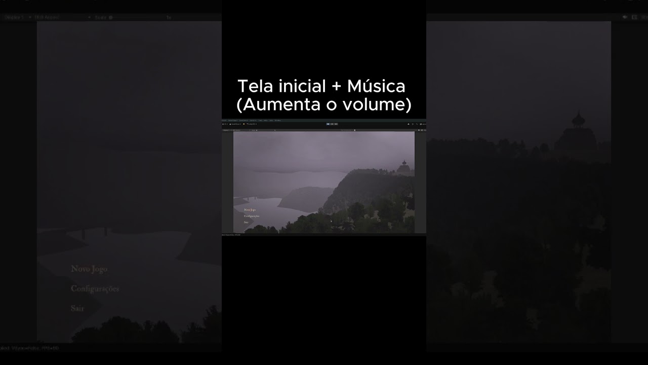 Tela inicial e Música