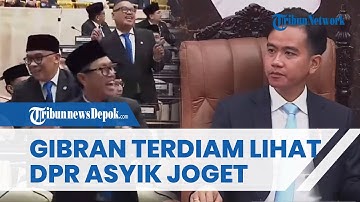 VIRAL EKSPRESI Gibran yang Terdiam Tanpa Senyum Tatap Anggota DPR yang Asyik Joget seusai Sidang MPR