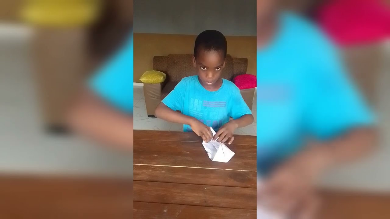 HOW TO MAKE A PAPER GOAL POST. 