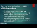 Moderne OL - bakgrunn - olympisme - charteret