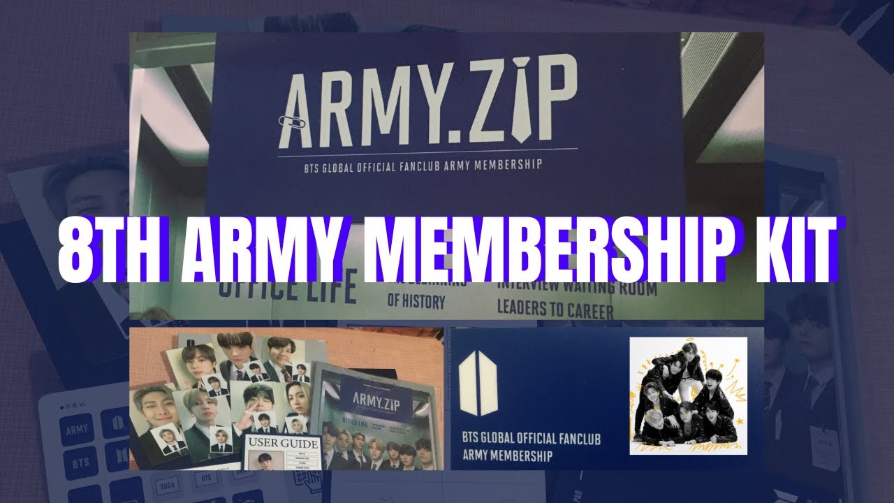 UNBOXING #6 || BTS 8th ARMY MEMBERSHIP KIT💜✨