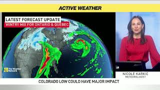 A Wintry Mix Will Impact Multiple Commutes In Ontario & Quebec