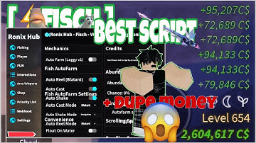 [ No KEY ] 🦈 Best Fisch script 2025 | Dupe Money 💰| Auto Fishing 🎣 | 😱