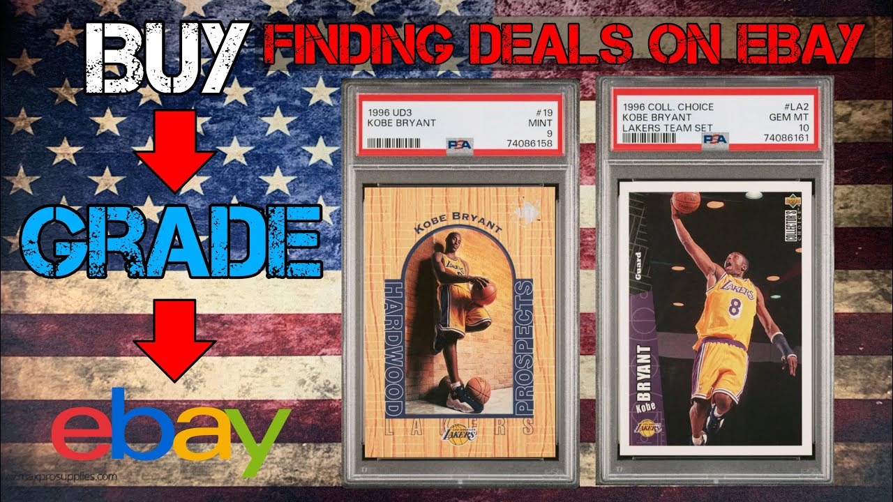 SELLING SPORTS CARDS ON EBAY Kobe Bryant Lot Graded with PSA and sold 