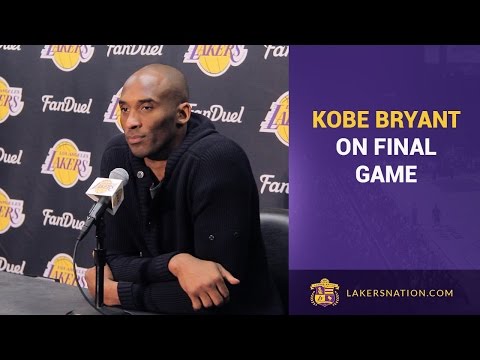 Kobe Bryant's Expectations For Final NBA Game Of His Career