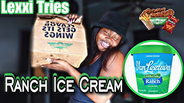 LEXXI TRIES: Van Leeuwen Hidden Valley RANCH ICE CREAM | Foodie Review + Rating | HIT OR MISS?