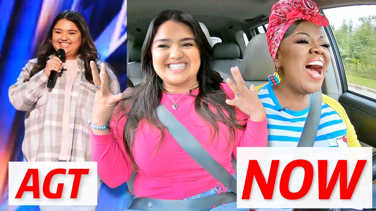 Девушка с кофе из AGT поёт I SEE RED с вокальным тренером