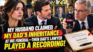 My Husband Claimed My Dad’s Inheritance at His Funeral—Then Dad’s Lawyer Played a Recording