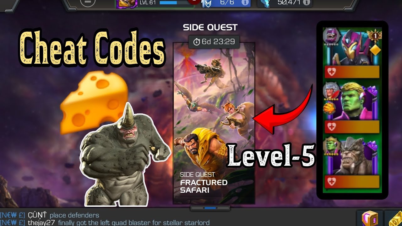 Fractured Safari :Threat  level 5 || Side Quest Tips and cheat codes || 