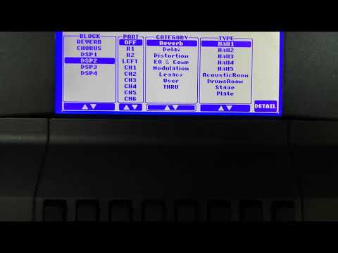 Yamaha Keyboard Psr S670, setting up grand piano with DSP reverb (acoustic room) then save memory