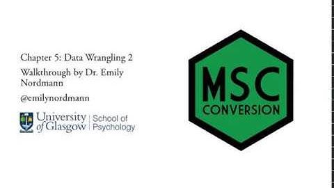 Data Wrangling in R 2