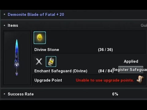 Cabal Online - Unmove - Attempt 1515 Divine Demonite Weapon.