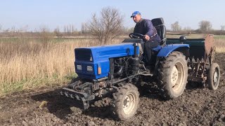 Продовжуємо посівну. Виїхали сіяти горох