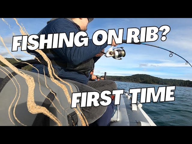 Fishing From a Rib (Rigid Inflatable Boat) on Vancouver Island