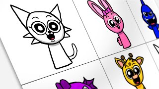 Drawing Incredibox Sprunki Pets Song Animated #incredibox #animation #sprunki