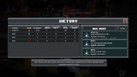 8-Bit Invaders - Galactic Marines Campaign ***3 Stars*** (Hard) - Mission 01 (Bug Hunt)