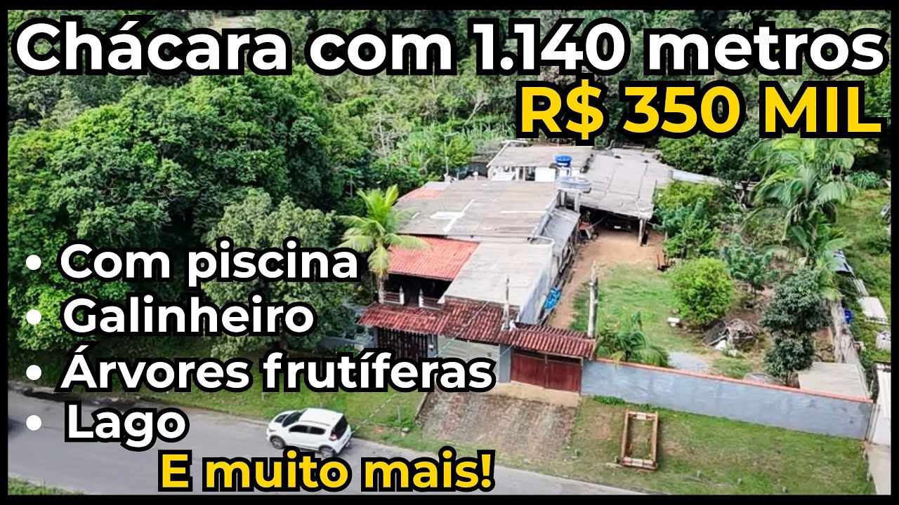 VENDEU | REF 526 | Chácara com 1.140 metros em Itanhaém Litoral Sul de SP por R$ 350 MIL