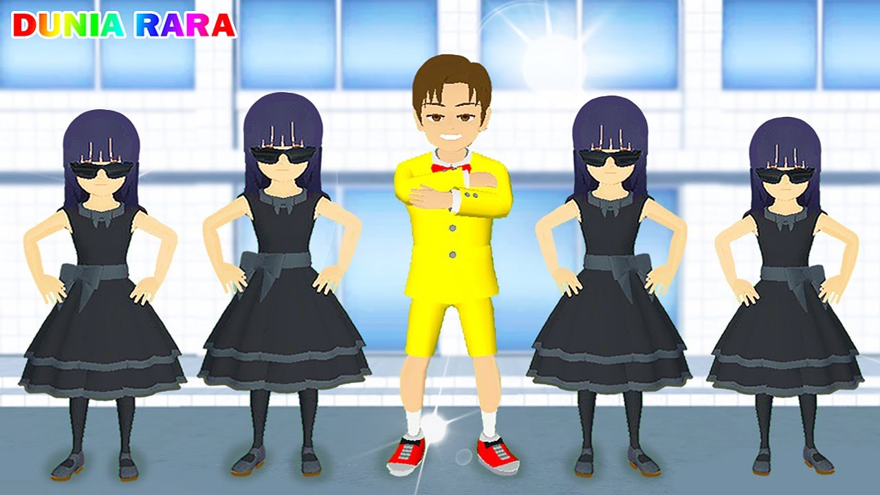 Mio Jadi Pengawal Yuta Seharian di Kota Sakura 😎🕶️ ~ Sakura School Simulator