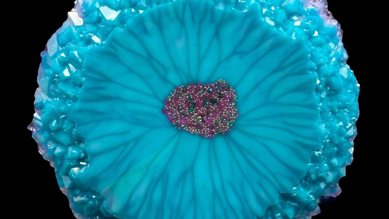 #68 Longer Petal Flower Bloom in Epoxy Resin