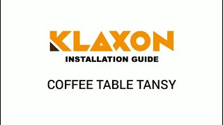 KLAXON COFFEE TABLE TANSY