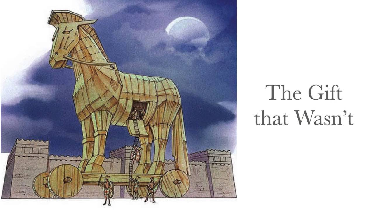 Троянский конь рисунки