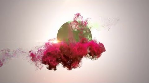 Colorful Particles Logo Reveal text intro outro