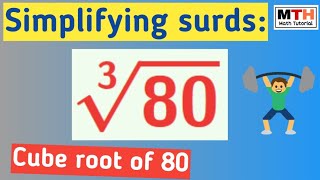 Cube root of 80 | Simplify 80^1/3 | Cube root 80