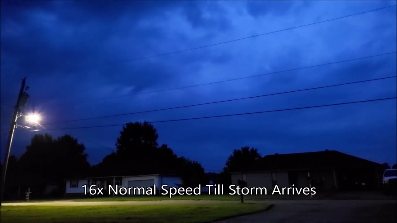 08-01-2021 - Early Morning Thunderstorm With LOUD Thunder, Heavy Rain And Strong Wind Hits NEA