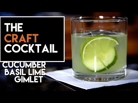 🌿🌿-easy-vodka-drinks:-cucumber-basil-lime-gimlet-/-easy-vodka-cocktail-series-1