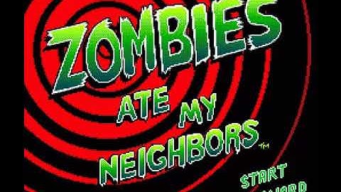 zombies ate my neighbors zombie panic buts it hads a stroke and dids crack