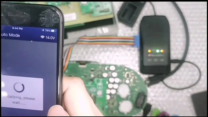 How this lady correct  VW MQB3426  KM easily and secured No soldering at all by ACDP #automobile