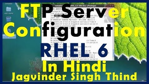 ✅ how to create FTP server in RHEL 6 in hindi | Redhat enterprise Linux 6 in Hindi