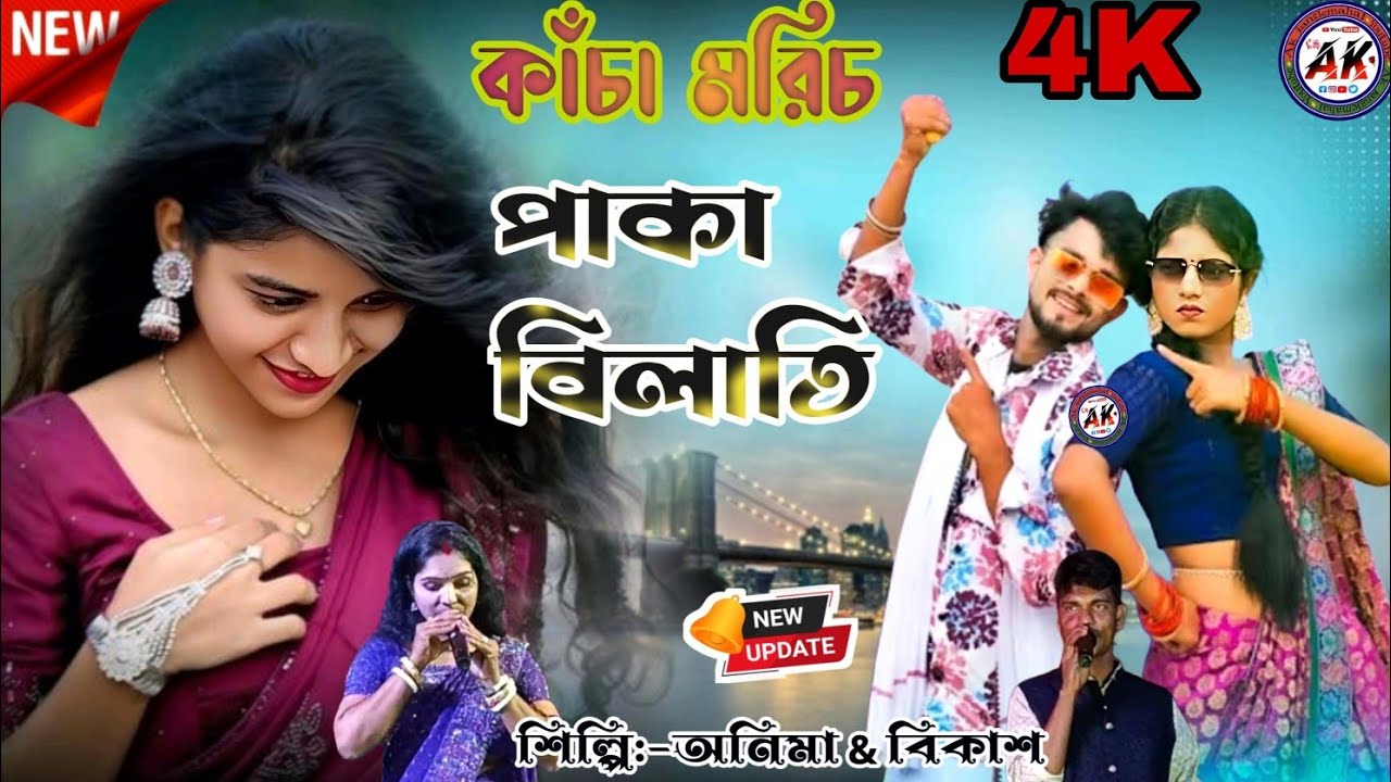 New jhumur Kancha mrich paka bilati//Singer:-Bikash & Anima//new jhumur Das song stage program 